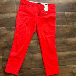 #bananarepublic red slimming pants #sloan